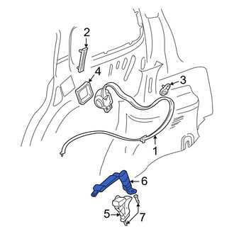 Dodge OE - Center Left Seat Belt Receptacle