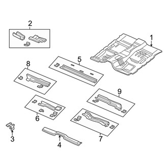 Dodge OE - Pillars, Rocker & Floor - Floor