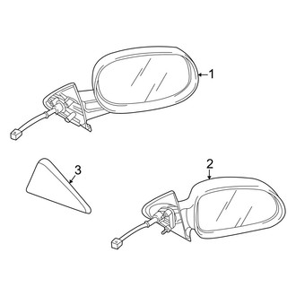 Dodge OE - Front Door - Outside Mirrors