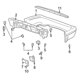 Dodge OE - Rear Bumper - Bumper & Components