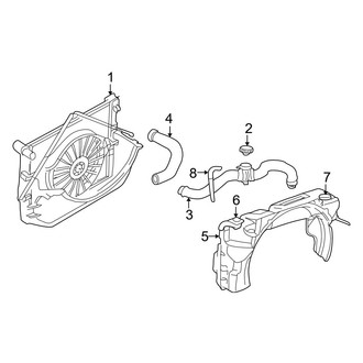 Dodge OE - Cooling - Radiator & Components (4.7L)