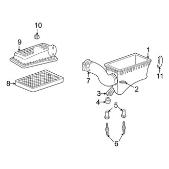 Dodge OE - Engine - Air Intake (4.7L)