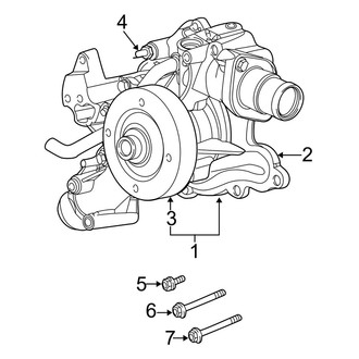 Dodge OE - Cooling - Water Pump (5.7L)