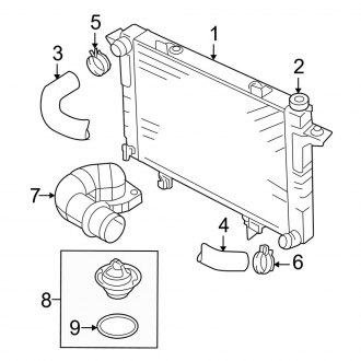 2004 Dodge Ram Engine Cooling | Fans, Additives, Hoses — CARiD.com