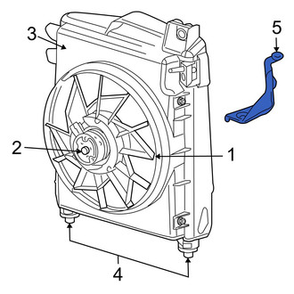 Dodge OE - A/C Condenser Fan Shroud Bracket