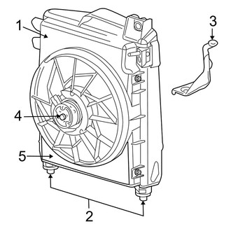 Dodge OE - Air Conditioner & Heater - Condenser Fan