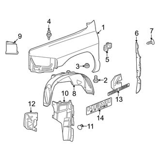 Dodge OE - Fender - Exterior Trim