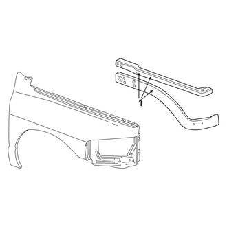 Dodge OE - Fender - Structural Components & Rails (2500 / 3500)