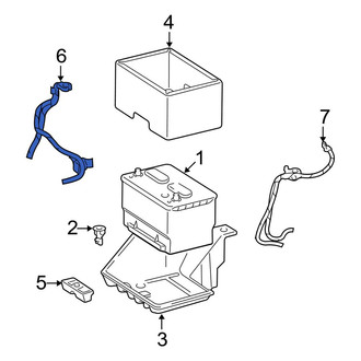 Dodge OE - Left Battery Cable