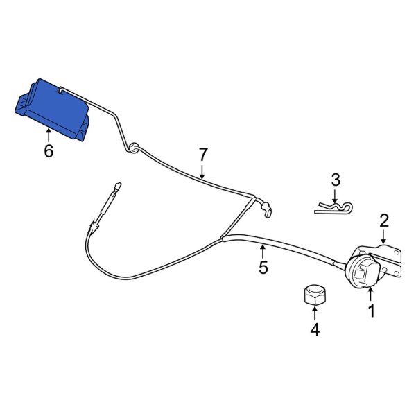 Dodge OE 55035614 Cruise Control Vacuum Reservoir