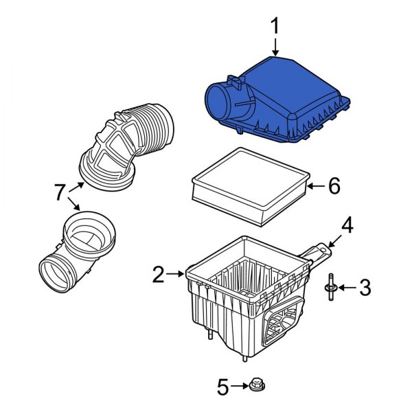 Dodge OE 53034070AD Air Cleaner Cover