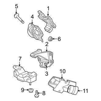 Dodge OE - Engine & Transmission Mounting (RWD 5.9L)