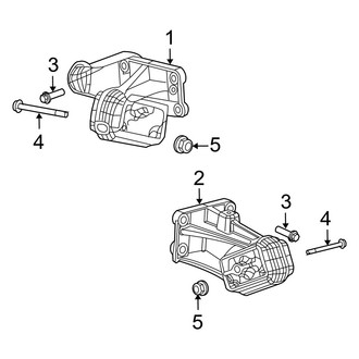 Dodge OE - Engine & Transmission Mounting (RWD 5.9L)