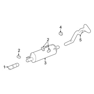 Dodge OE - Exhaust System - Exhaust Components