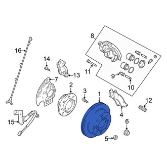 Dodge OE - Front Disc Brake Rotor