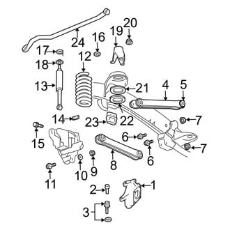 Dodge OE - Front Suspension - Suspension Components (2500 / 3500 Regular Cab / Quad Cab 4WD)