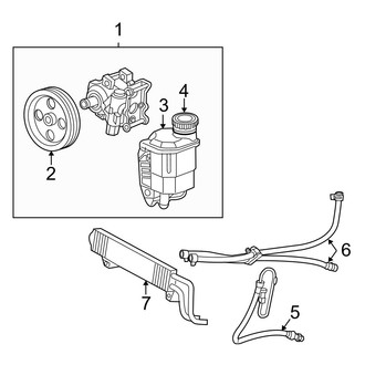 Dodge OE - Steering Gear & Linkage - Pump & Hoses (RWD 5.7L)