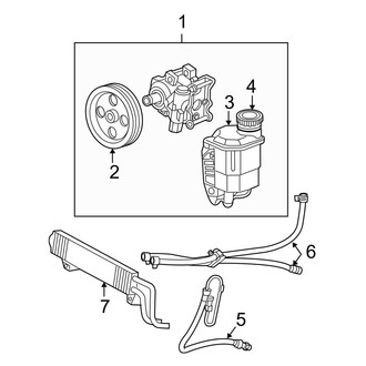 Dodge OE - Steering Gear & Linkage - Pump & Hoses (5.9L)