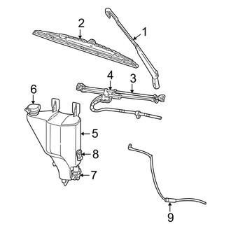 Dodge OE - Windshield - Wiper & Washer Components (2500 / 3500)