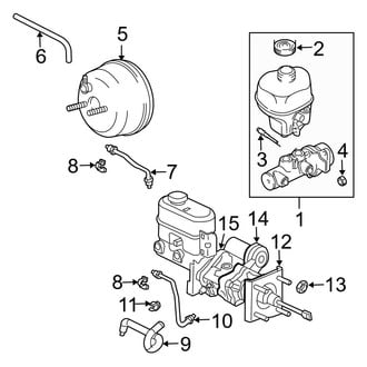 Dodge OE - Cab - Components on Dash Panel (With Hydrobooster), (Regular Cab)