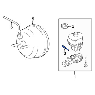 Dodge OE - Brake Master Cylinder Reservoir Screw