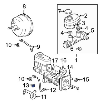 Dodge OE - Brake Hydraulic Hose Lock Clip