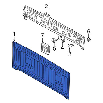 Dodge OE - Rear Truck Cab Back Panel