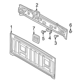 Dodge OE - Cab - Back Panel (2500 / 3500 Quad Cab)