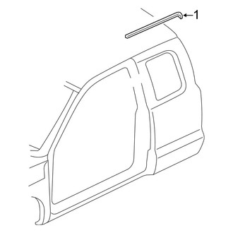 Dodge OE - Cab - Exterior Trim (2500 / 3500 Quad Cab)