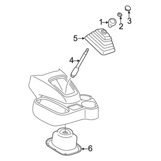 Dodge OE - Console - Shifter Trim (Standard Tr)