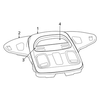 Dodge OE - Overhead Console (2500 / 3500)