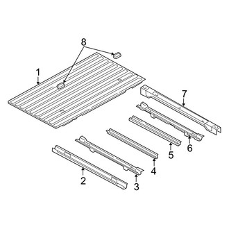 Dodge OE - Pick Up Box - Floor (8' Bed), (2500 / 3500)