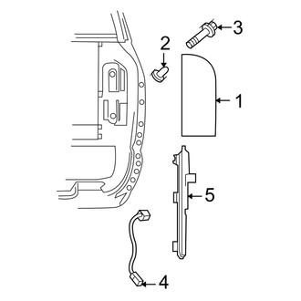 Dodge OE - Rear Lamps - Side Marker Lamps (2500 / 3500 5.9L)