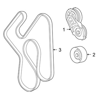 Dodge OE - Cooling - Belts & Pulleys (2500 Laramie / Power Wagon / SLT / ST / SXT / TRX 5.7L)