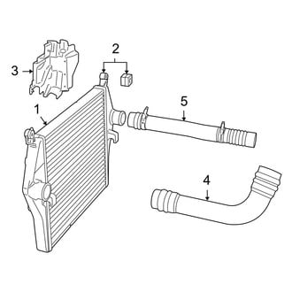 Dodge OE - Cooling - Intercooler (2500 Regular Cab / Crew Cab 6.7L)
