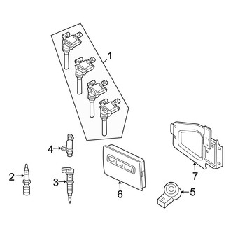 Dodge OE - Electrical - Ignition System (2500 Laramie / Power Wagon / SLT / ST / SXT / TRX 5.7L)