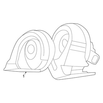 Dodge OE - Electrical - Horn (2500 5.7L)