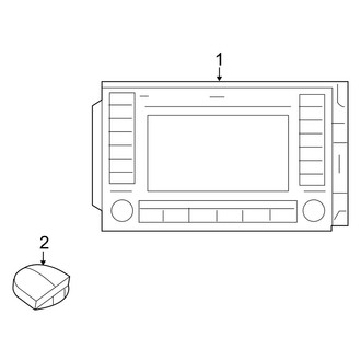 Dodge OE - Electrical - Navigation System Components (2500 / 3500 Regular Cab / Crew Cab / Mega Cab)