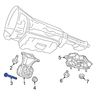 Dodge OE - Engine Mount Bolt