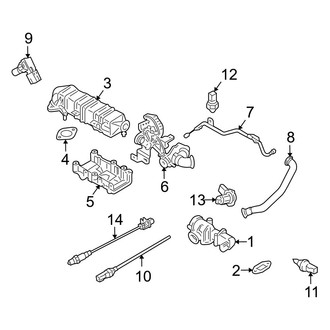 Dodge OE - Emission System - Emission Components (2500 Regular Cab / Crew Cab 6.7L)