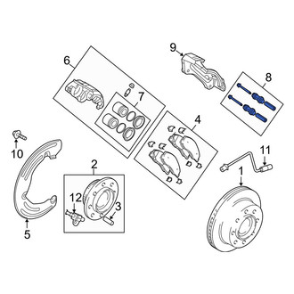 Dodge OE - Front Disc Brake Caliper Pin