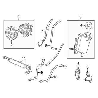 Dodge OE - Steering Gear & Linkage - Pump & Hoses (3500 RWD)