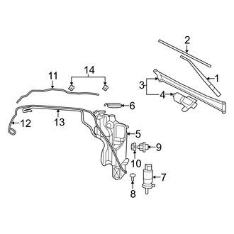 Dodge OE - Windshield - Wiper & Washer Components