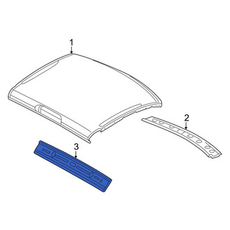 Dodge OE - Rear Roof Header Panel