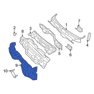 Dodge OE - Front Outer Cowl Insulator