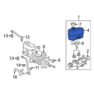 Dodge OE - Brake Master Cylinder Reservoir