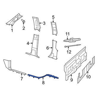 Dodge OE - Right Door Sill Plate