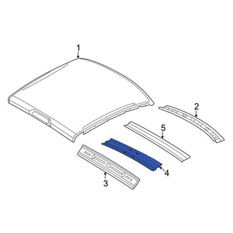 Dodge OE - Front Roof Bow
