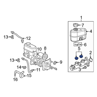 Dodge OE - Brake Master Cylinder Reservoir Grommet
