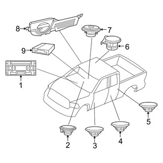 Dodge OE - Instrument Panel - Sound System
